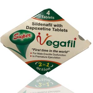 Super Vegafil ED+PE Double Effect Tablet 4'S