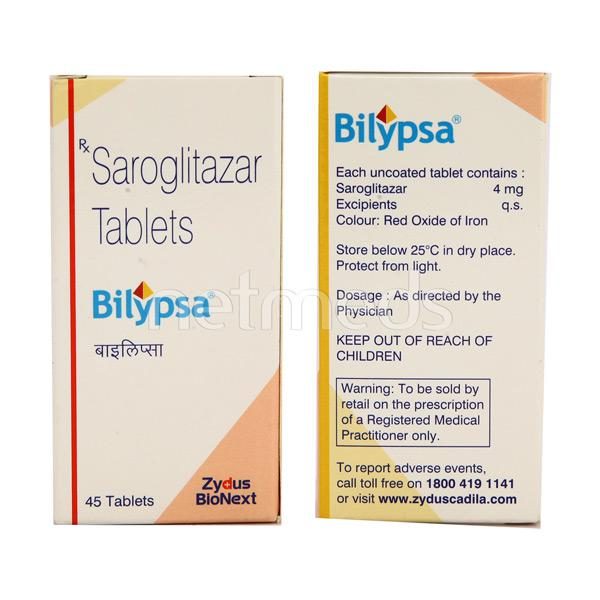 沙罗格列扎 Bilypsa 4mg Tablet 45'S