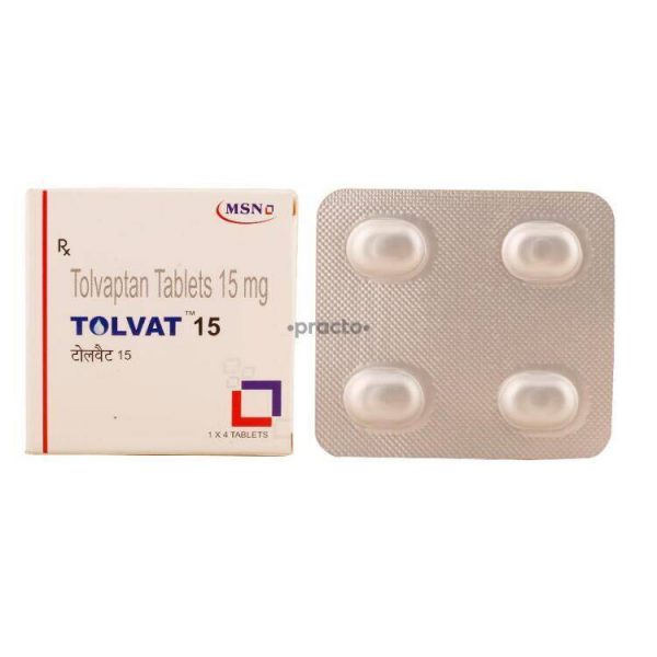 Tolvat 15mg Tablet 4'S