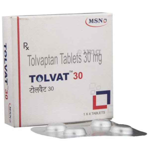 Tolvat 30mg Tablet 4'S
