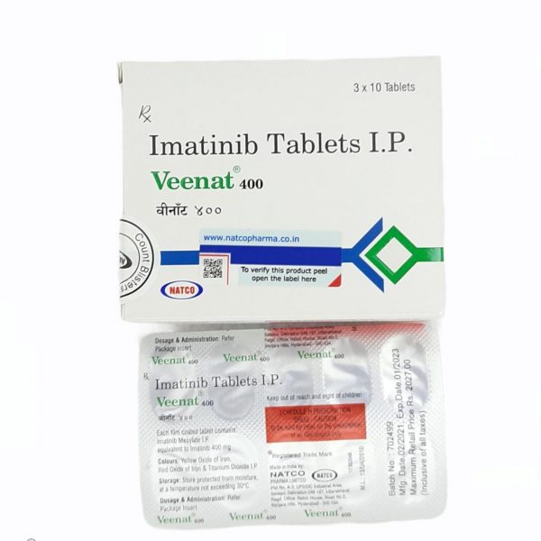 依玛替尼 Veenat 400mg 30粒